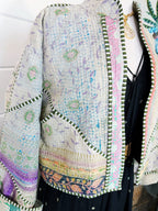 Patchwork Kantha Jacket – Quilted Reversible Blanket Coat