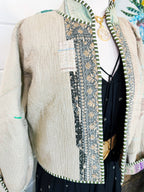 Patchwork Kantha Jacket – Quilted Reversible Blanket Coat