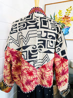 Patchwork Kantha Jacket – Quilted Reversible Blanket Coat