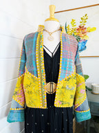 Patchwork Kantha Jacket – Quilted Reversible Blanket Coat