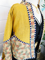 Patchwork Kantha Jacket – Quilted Reversible Blanket Coat