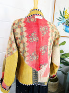 Patchwork Kantha Jacket – Quilted Reversible Blanket Coat