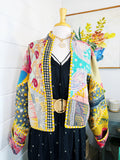 Patchwork Kantha Jacket – Quilted Reversible Blanket Coat