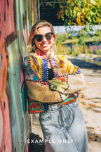Boho Patchwork Kantha Jacket – Handmade Quilted & Reversible Blanket Coat