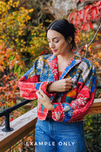 Patchwork Kantha Jacket – Quilted Reversible Blanket Coat