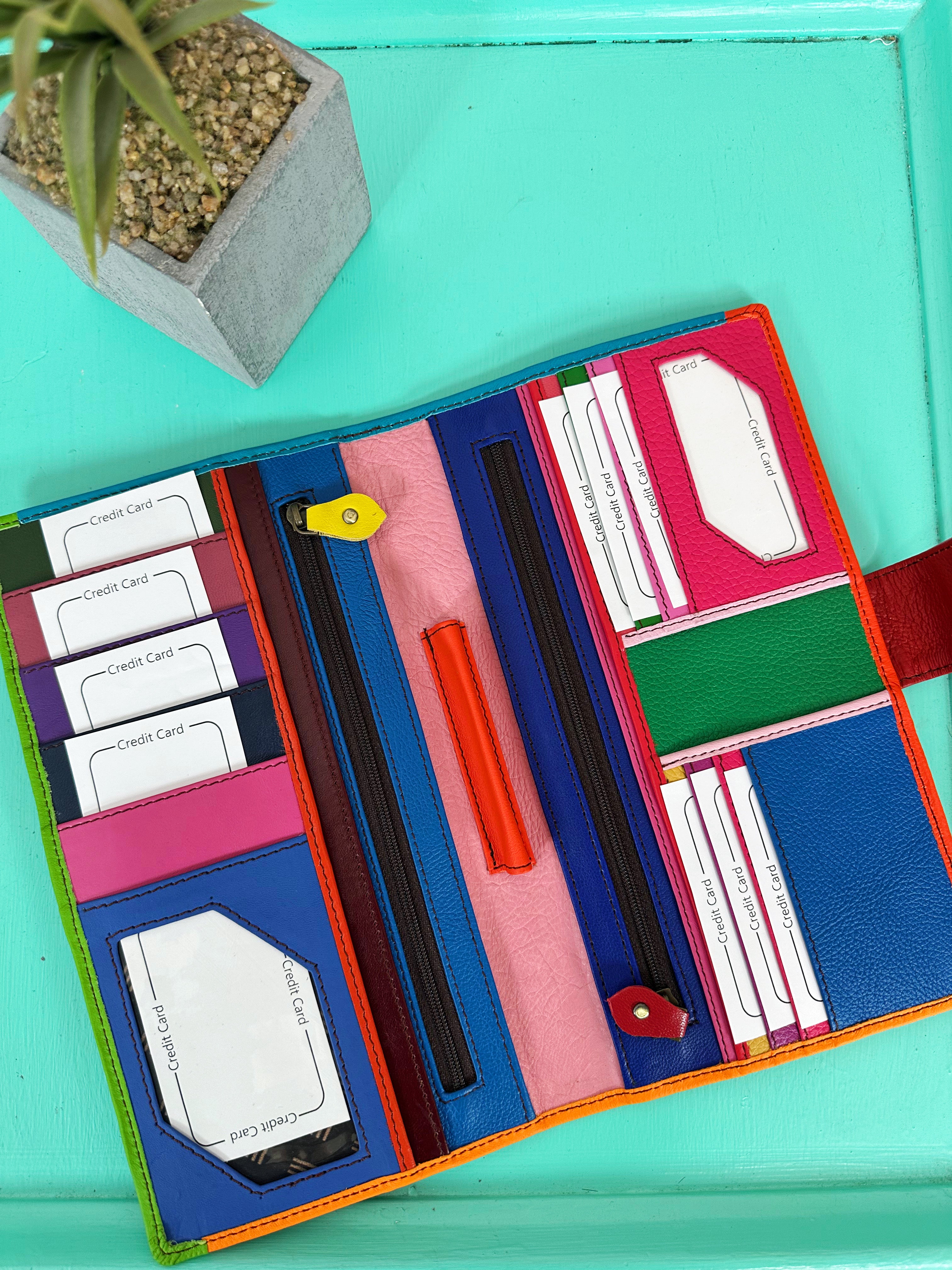 Nash Multi Travel Leather Wallet