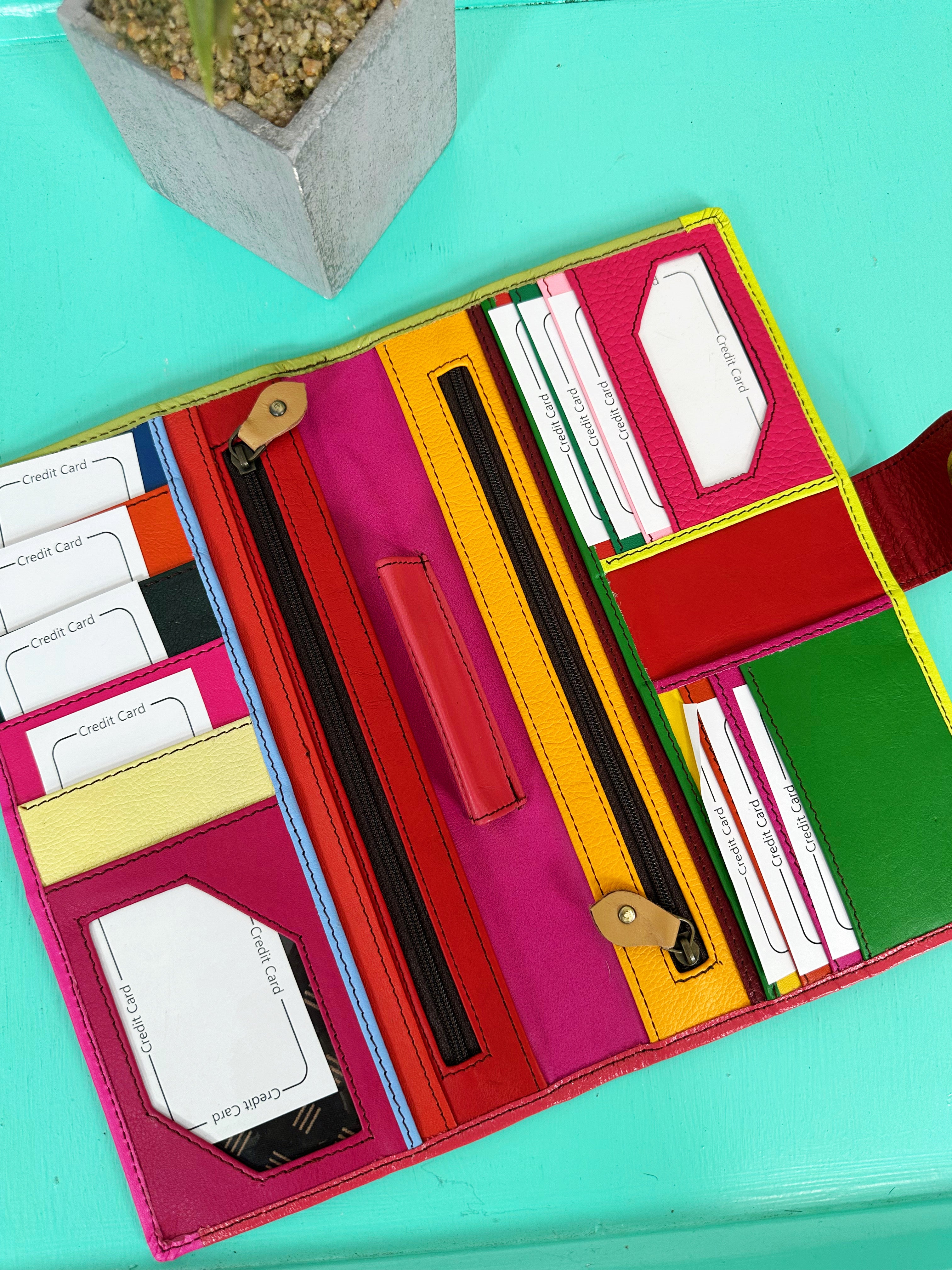 Nash Multi Travel Leather Wallet