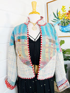 Patchwork Kantha Jacket – Quilted Reversible Blanket Coat