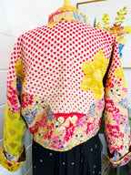 Patchwork Kantha Jacket – Quilted Reversible Blanket Coat