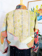 Patchwork Kantha Jacket – Quilted Reversible Blanket Coat