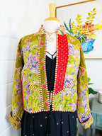 Patchwork Kantha Jacket – Quilted Reversible Blanket Coat