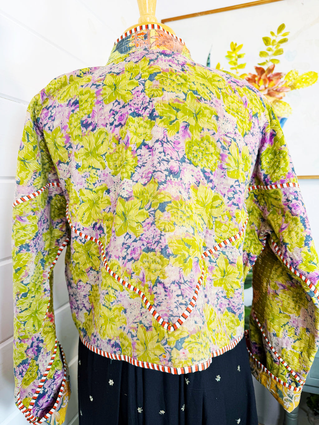 Patchwork Kantha Jacket – Quilted Reversible Blanket Coat