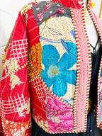 Patchwork Kantha Jacket – Quilted Reversible Blanket Coat