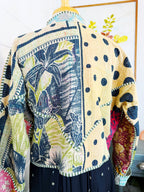 Patchwork Kantha Jacket – Quilted Reversible Blanket Coat