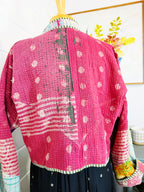 Patchwork Kantha Jacket – Quilted Reversible Blanket Coat