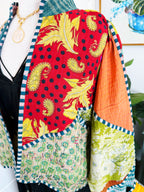Patchwork Kantha Jacket – Quilted Reversible Blanket Coat