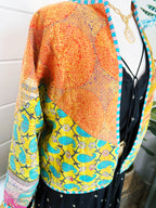 Patchwork Kantha Jacket – Quilted Reversible Blanket Coat