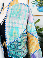 Patchwork Kantha Jacket – Quilted Reversible Blanket Coat