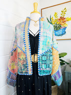 Patchwork Kantha Jacket – Quilted Reversible Blanket Coat
