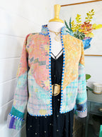 Patchwork Kantha Jacket – Quilted Reversible Blanket Coat