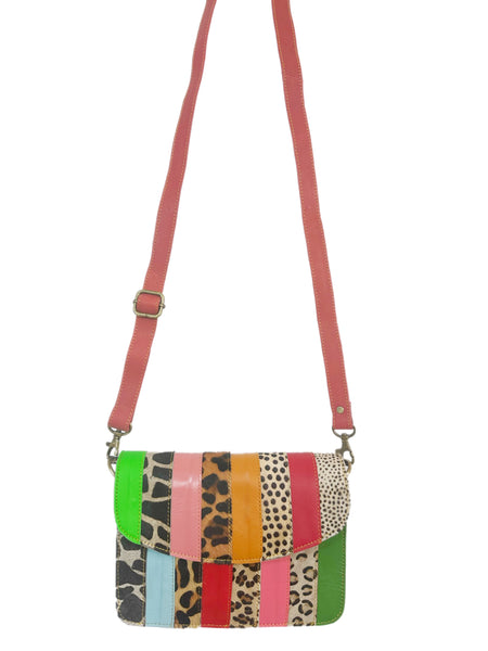 Flora Patchwork Leather Crossbody