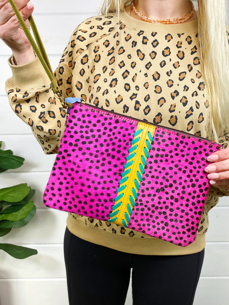 Wholesale Evie Stitched Leather Wristlet & Crossbody - Pack of 3