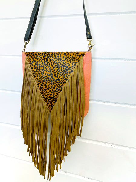Wholesale Sesily Fringe Leather Crossbody - Pack of 3
