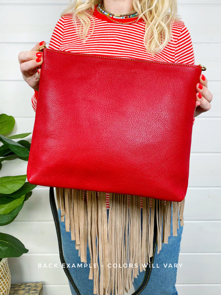 Wholesale Sesily Fringe Leather Crossbody - Pack of 3