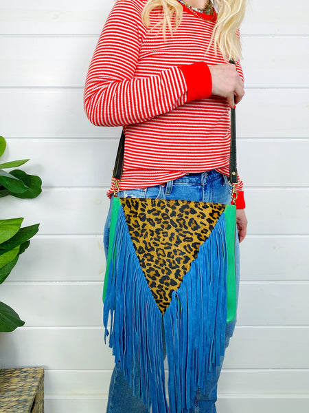 Wholesale Sesily Fringe Leather Crossbody - Pack of 3