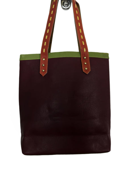 Kenji Leather Tote Purse