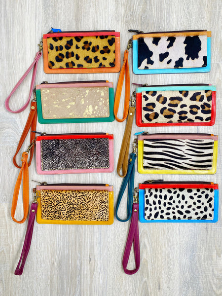 Wholesale Aria Leather Wallet Wristlet - Pack of 3