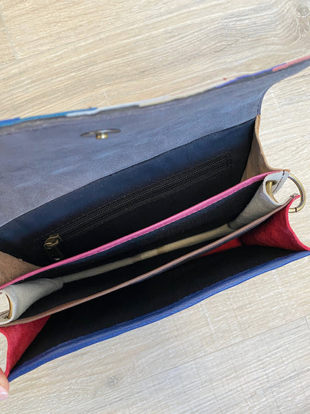 Wholesale Flora Rainbow Leather Crossbody - Pack of 3