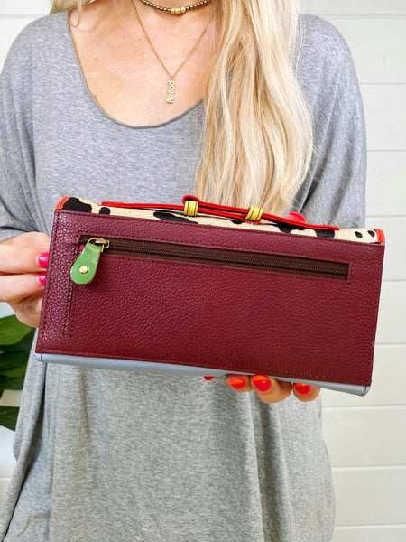 Wholesale Cassia Leather Wallet Clutch - Pack of 3